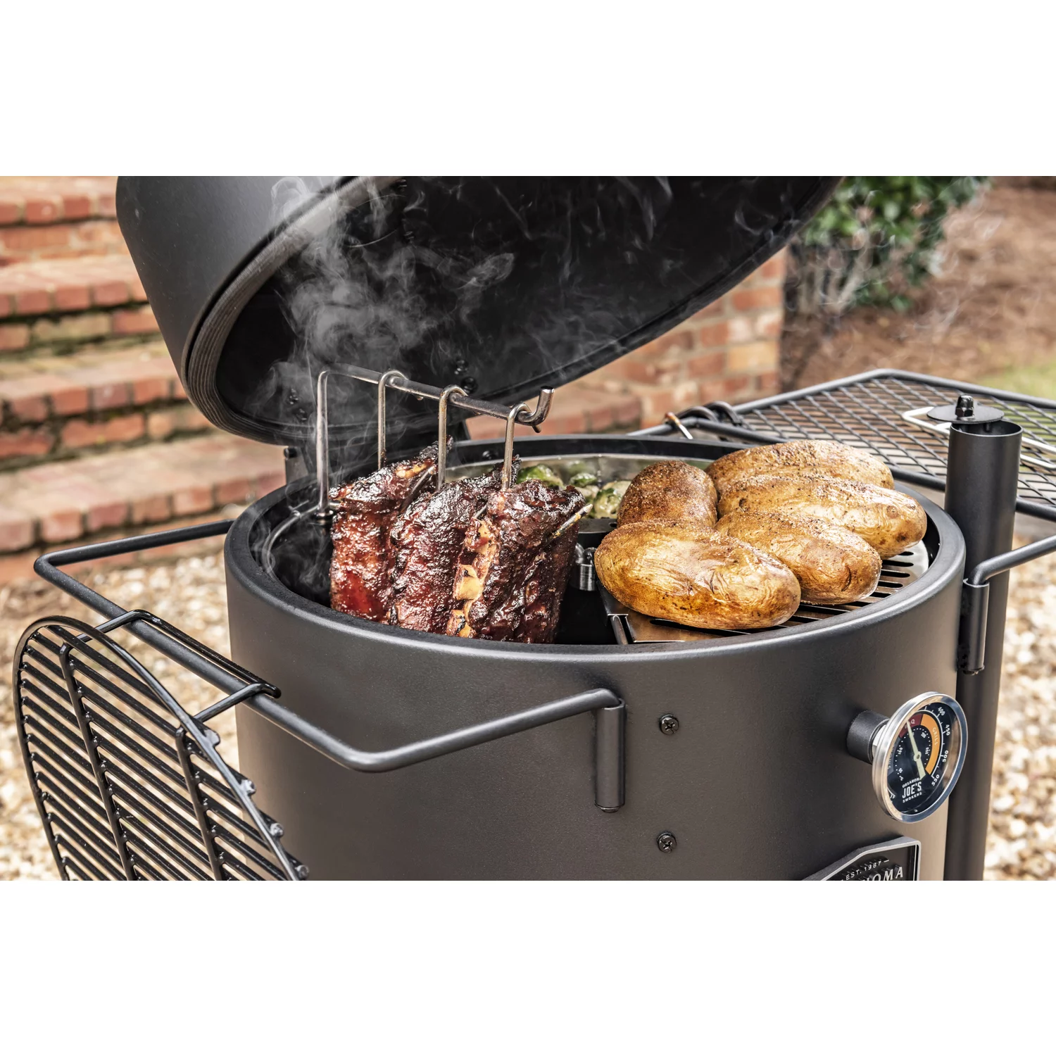 Oklahoma Joes Drum Smoker Triple Grate 18 in. - Cheap Fitting