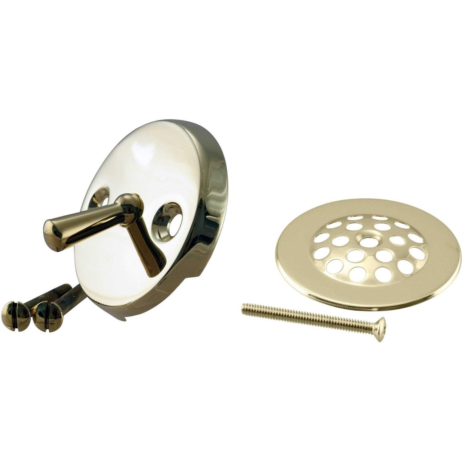 Westbrass Beehive Grid Tub Trim Grate with Trip Lever Faceplate D92-26 - Cheap Fitting