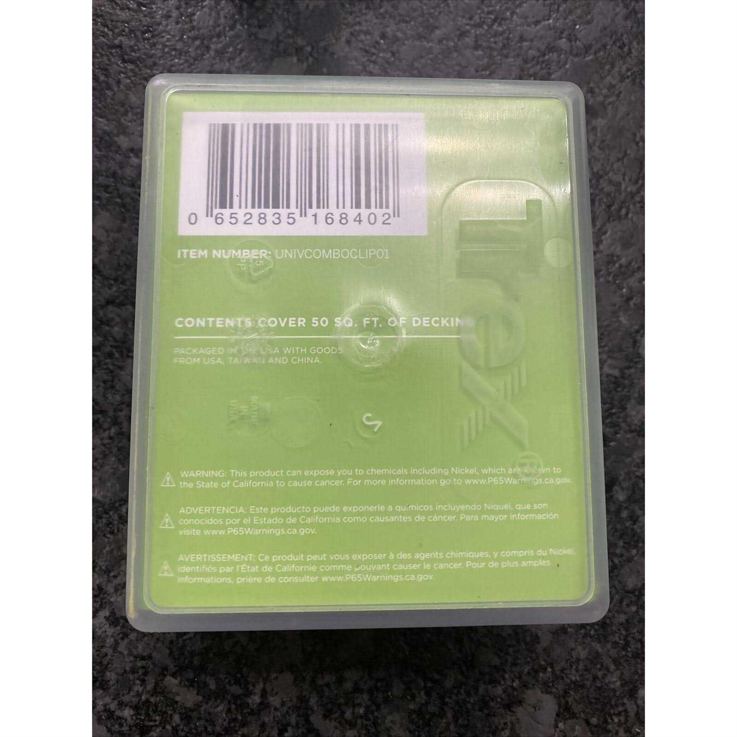 Trex Hideaway Hidden Fasteners Universal Fastener Combination Pack - Cheap Fitting