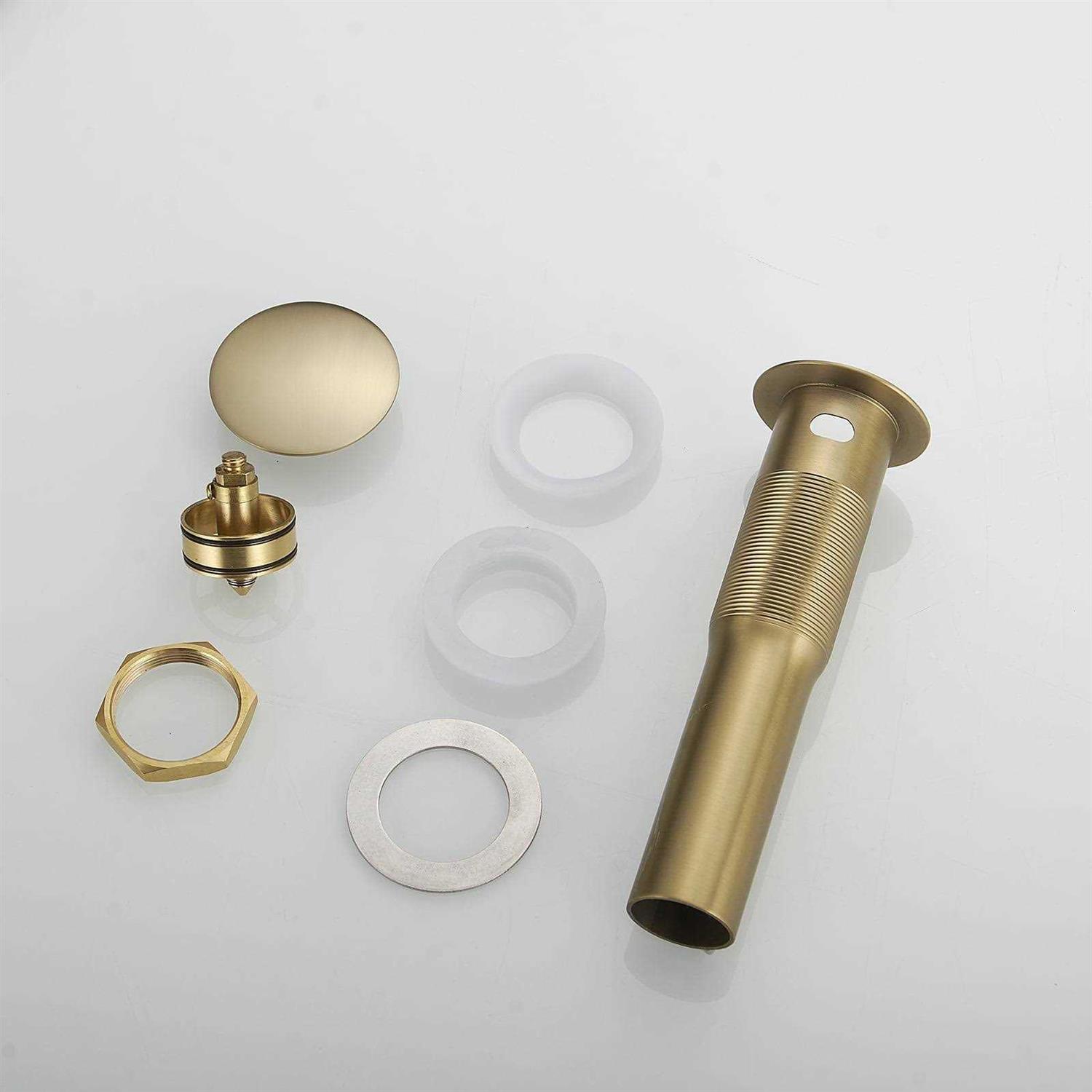 BWE Bathroom Sink Pop-Up Drain With Overflow PP-1-BG - Cheap Fitting