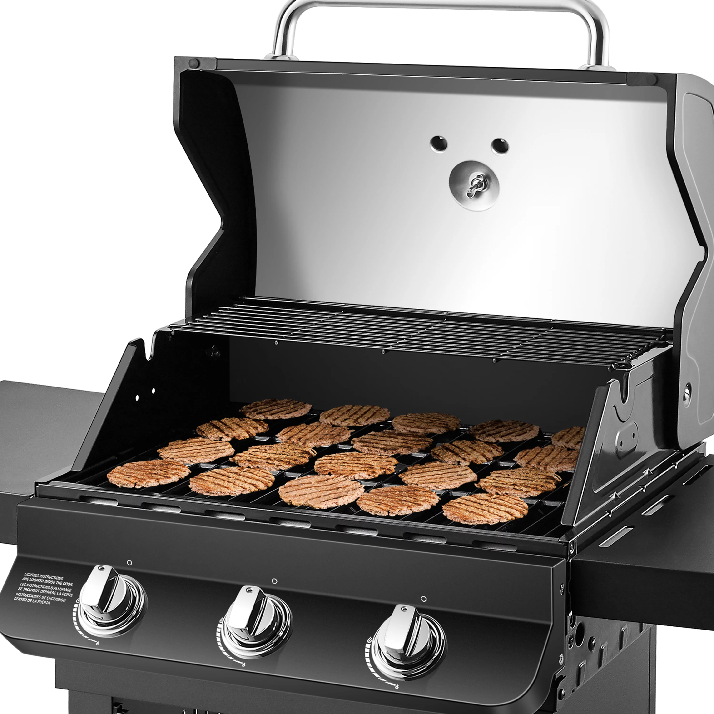 Dyna-Glo Premier 3 Burner Natural Gas Outdoor Grill Black - Cheap Fitting