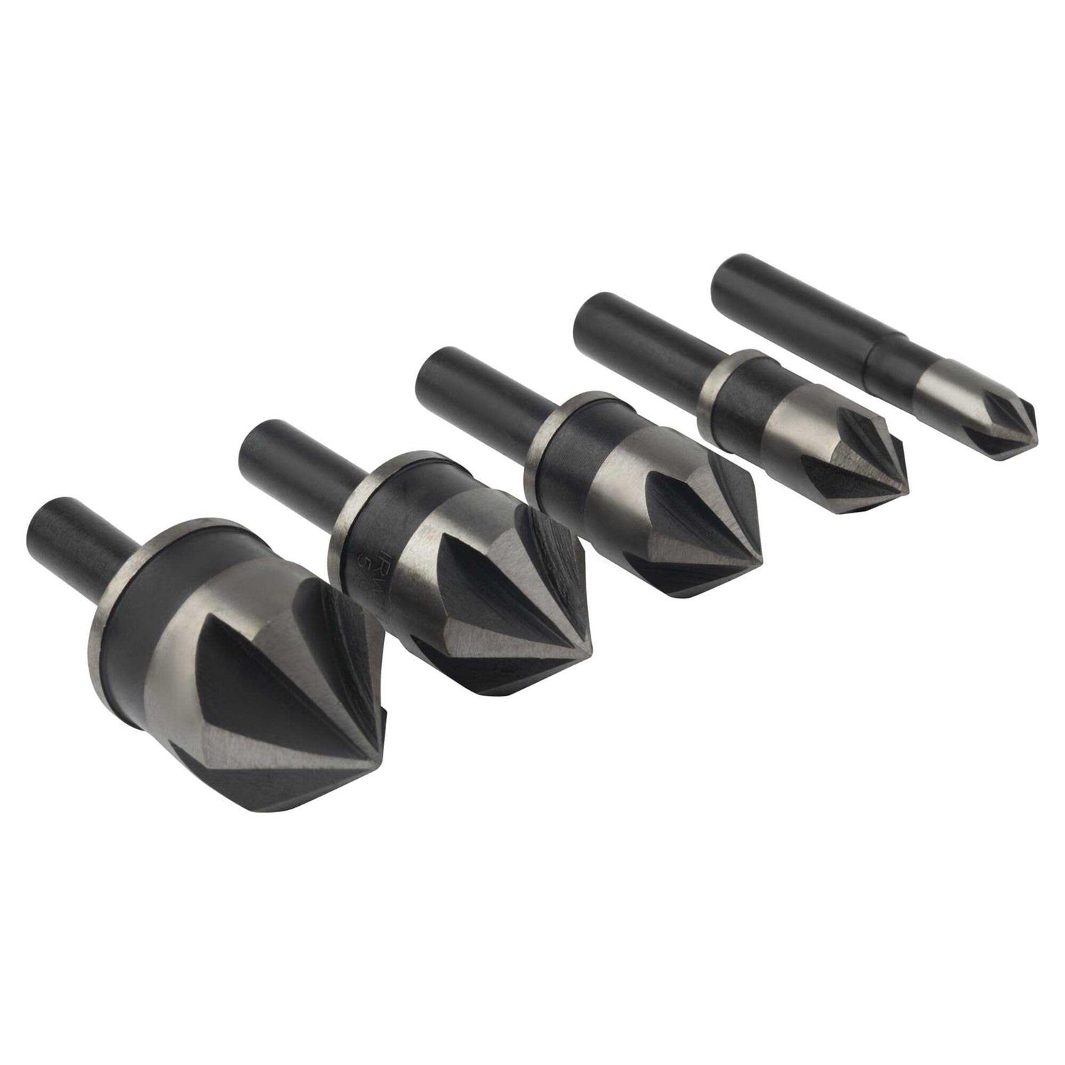 Irwin 5-Piece Black Oxide Metal Countersink Bit Set 1877791 - Cheap Fitting