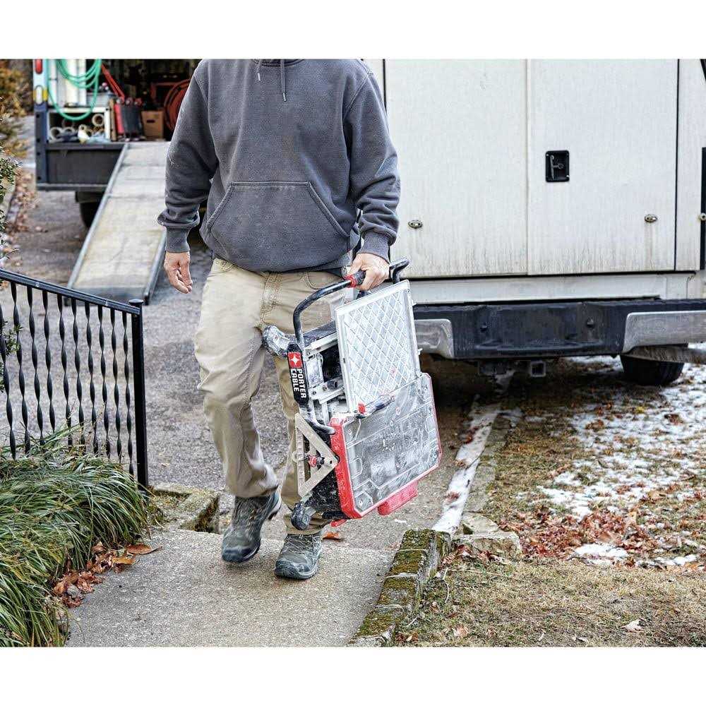 Porter Cable Table Top Wet Tile Saw PCE980 - Cheap Fitting