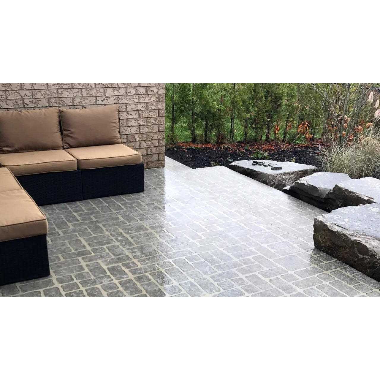 SpreadStone 2.5 gal Satin Interior/Exterior Decorative Concrete Resurfacing Kit - Cheap Fitting