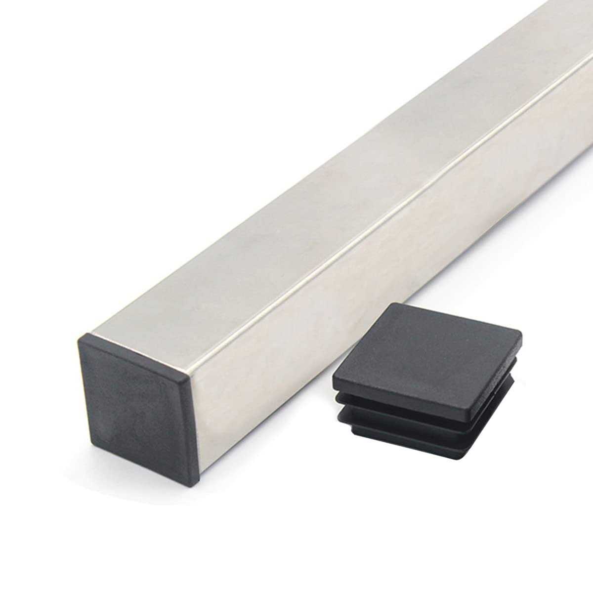 1.5 Inch Square Plastic Plugs Tubing End Caps for Square Tubing Post - Cheap Fitting