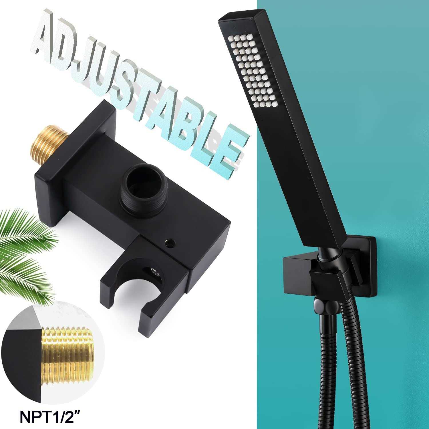 Enga Hand-held Shower Head Set Brass Handheld Shower Wall Mount and Hose - Cheap Fitting
