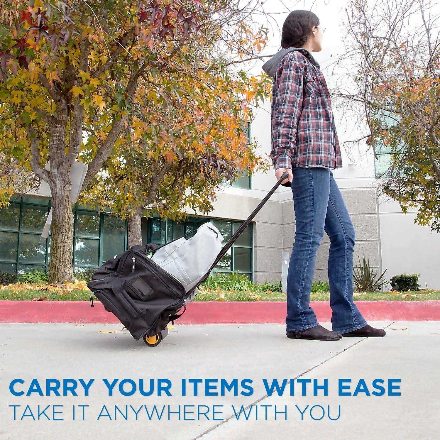 Mount-It! Folding Luggage Cart and Dolly - Cheap Fitting