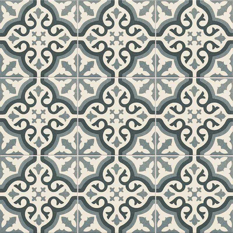 Industry Tile 8×8 Tradition Blue Ceramic Tile - Cheap Fitting