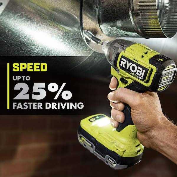 RYOBI ONE+ HP 18V Brushless Cordless 1/4 in. 4-Mode Impact Driver Ah Lithium-Ion HIGH PERFORMANCE Battery - Cheap Fitting