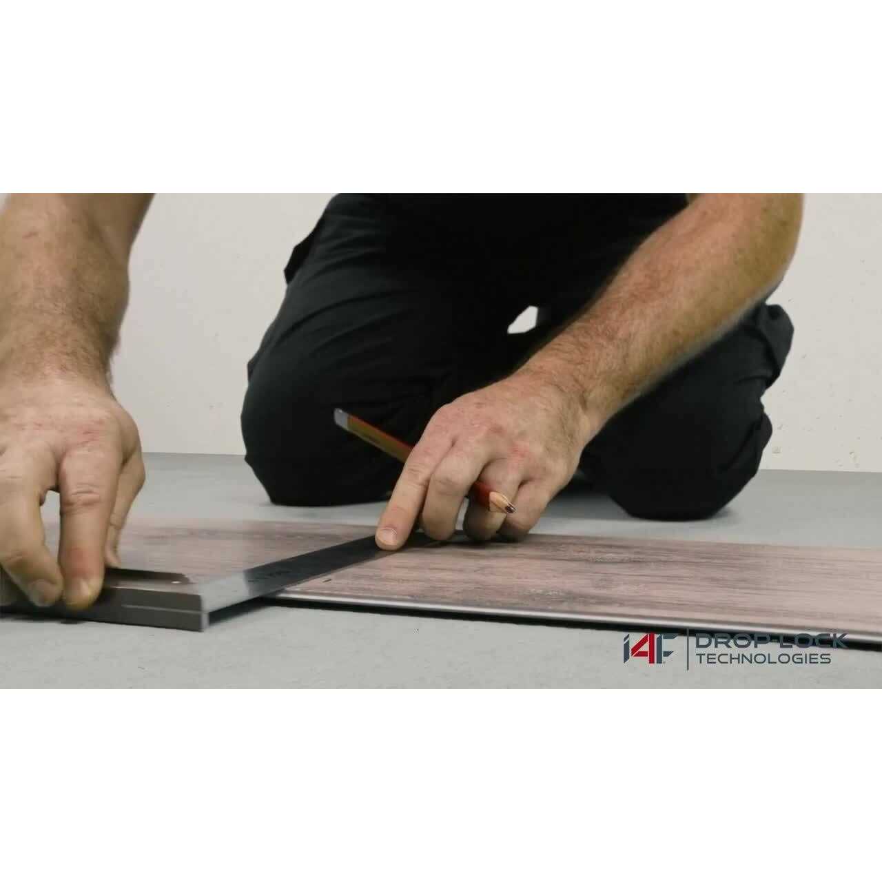 ASPEN FLOORING 20 MIL x 7 in. W x 48 in. L Click Lock Waterproof Rigid Core Luxury Vinyl Plank Flooring - Cheap Fitting