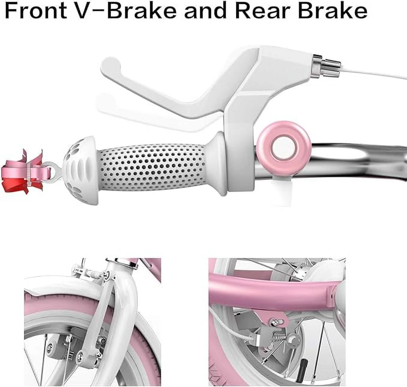 Open Box Segway-Ninebot Kids Bicycle 14 in. in Pink with Training Wheels N1KG14 - PINK - Cheap Fitting