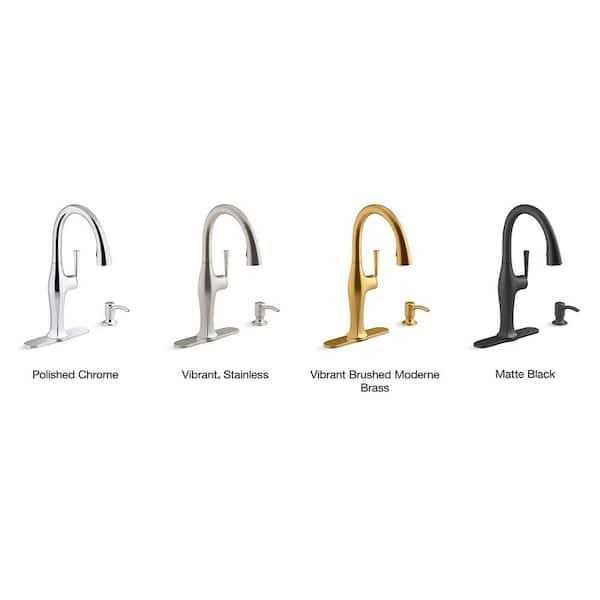 Kohler Sundae Single-Handle Pull Down Sprayer Kitchen Faucet - Cheap Fitting