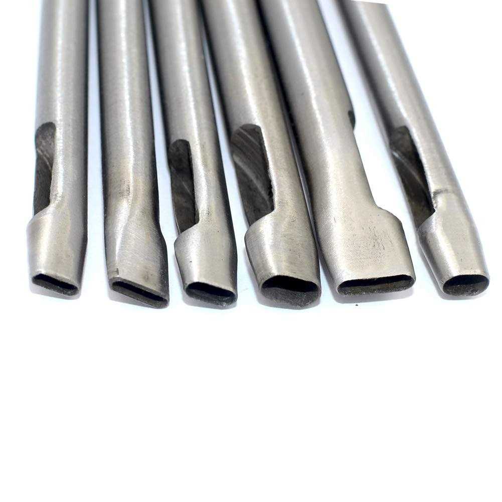 DGOL 6 Sizes Leather Oval Hole Punch Belt Hollow Punching Cutting - Cheap Fitting