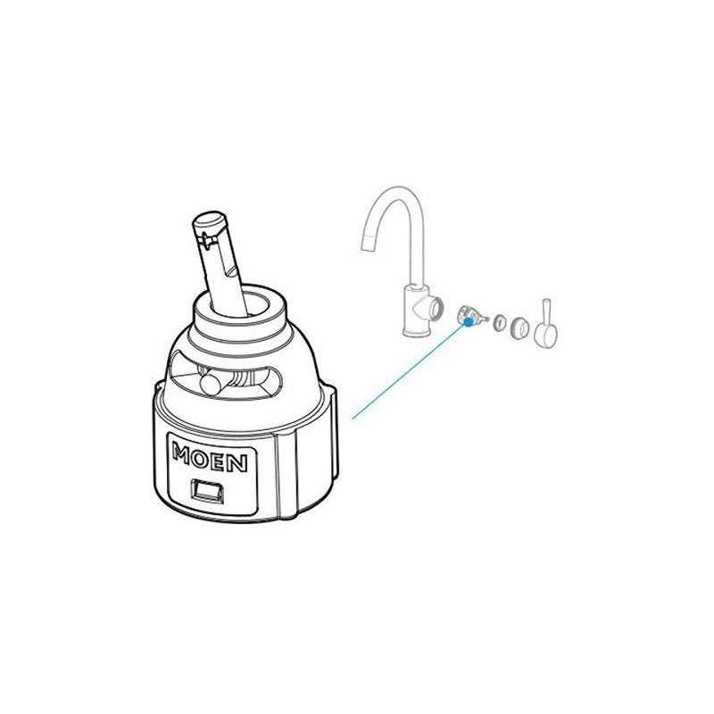 Moen Cartridge 1255 - Cheap Fitting