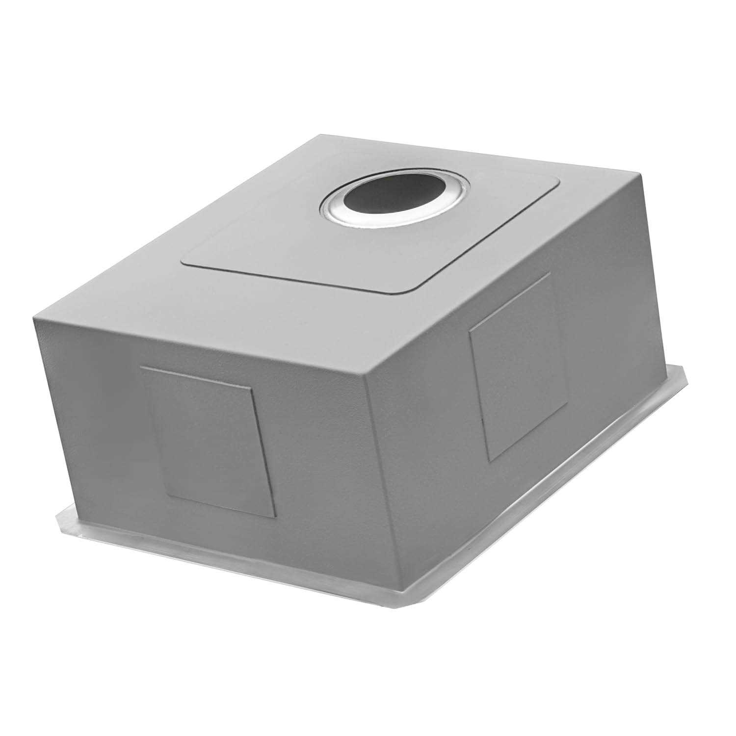 Ruvati 13 x 15 inch Undermount Bar Prep Tight Radius 16 Gauge Kitchen Sink Stainless Steel Single Bowl RVH7013 - Cheap Fitting