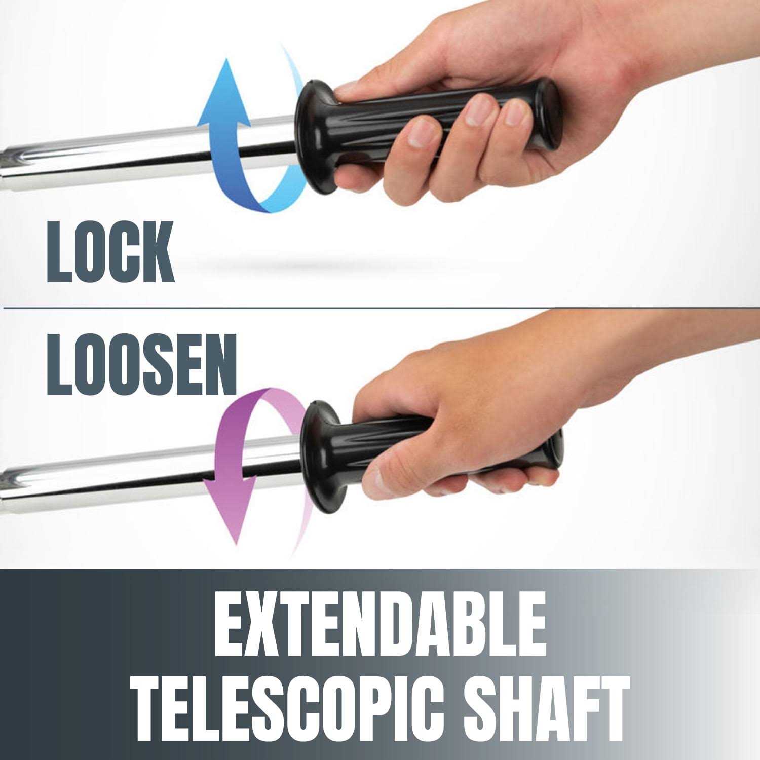 POWERTEC 71033 Heavy Duty 27-Inch Extendable Roller - Cheap Fitting