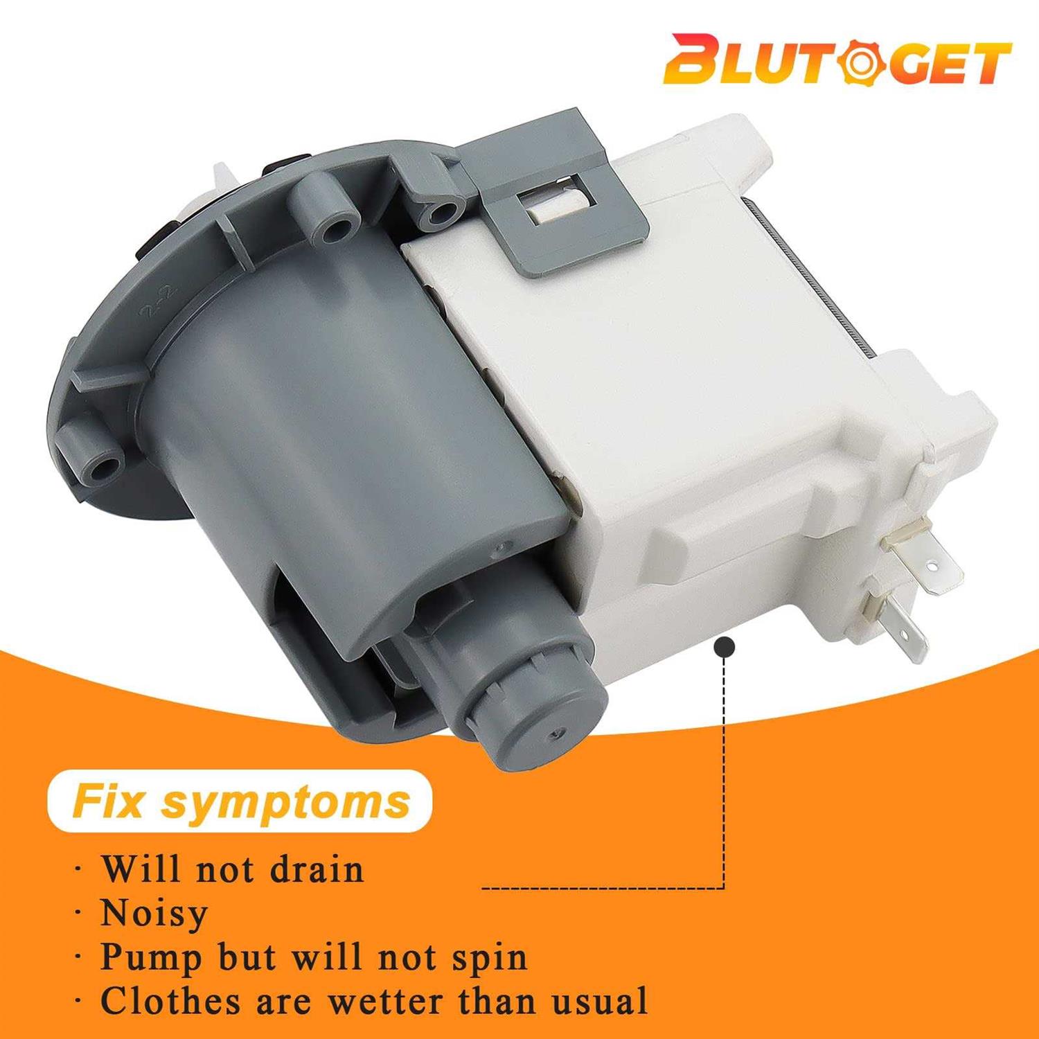 DC31-00054D PX3516-01 Washer Drain Pump Motor by Blutoget -Fit for samsung Washing Machine -DC31-00054D samsung Washer Drain Pump Replaces - Cheap Fitting