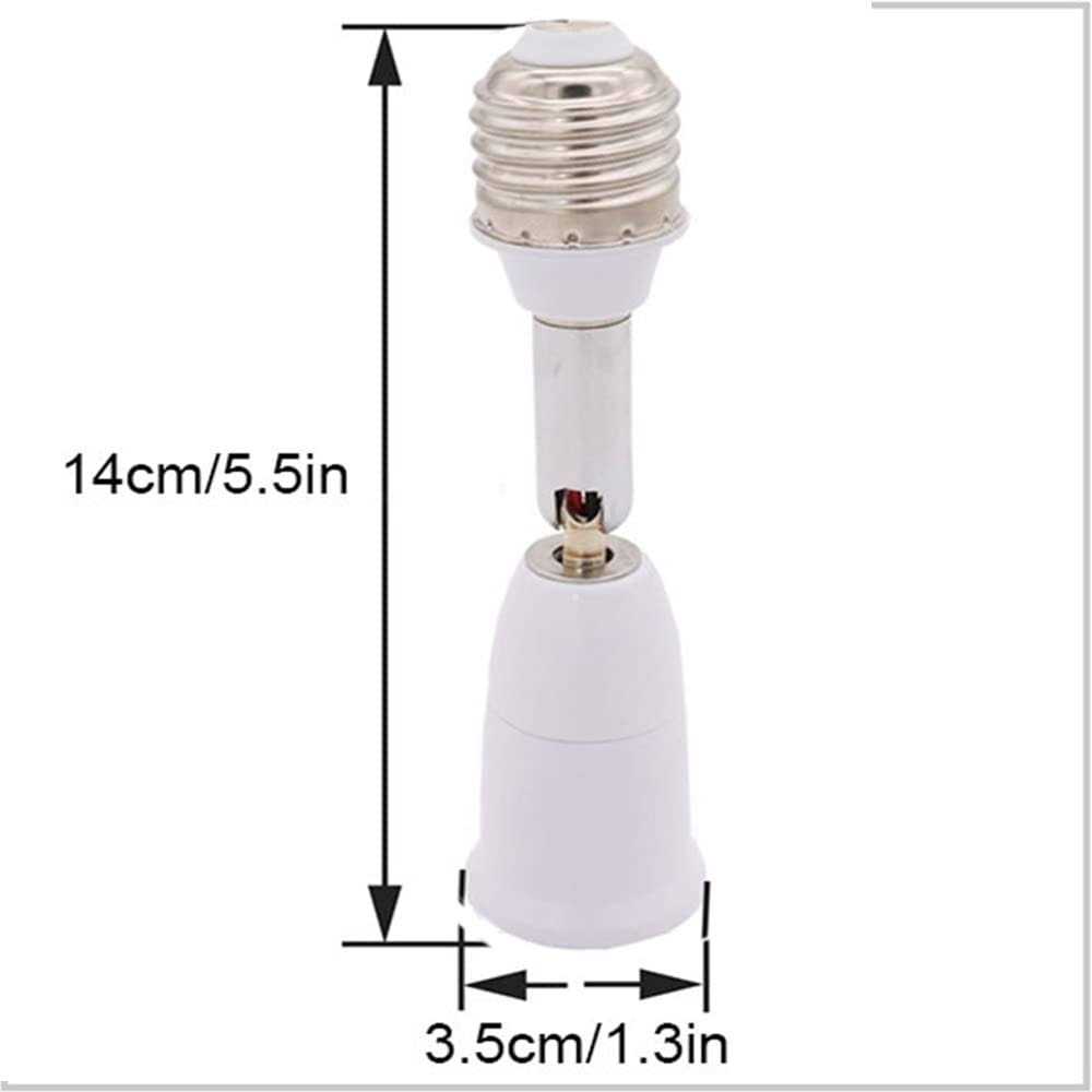 E26/E27 Light Socket Extender 4.5 Inch Extension,Adjustable Vertical 180°Horizontal 360° - Cheap Fitting
