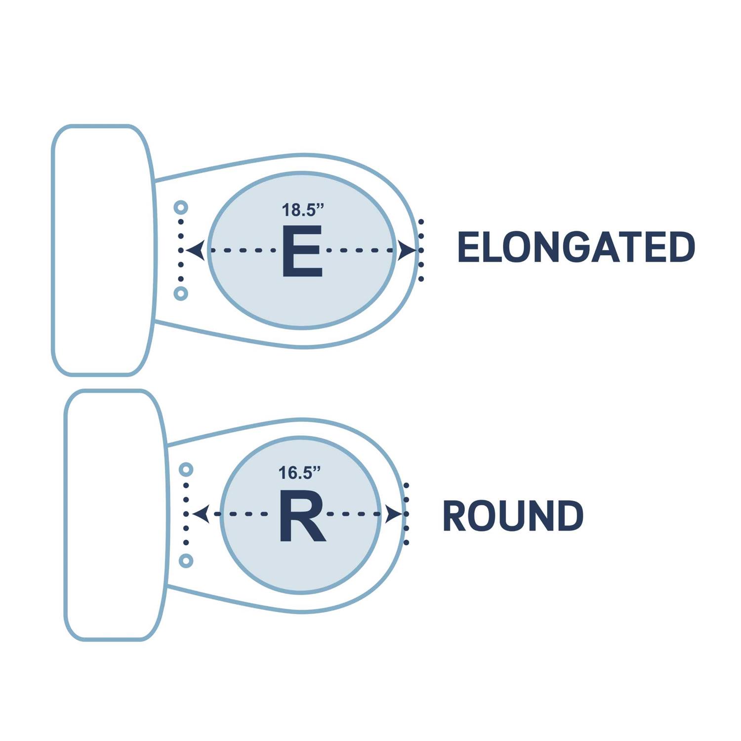 Luxe Bidet Luxe TS1008E Elongated Comfort Fit Toilet Seat With Slow - Cheap Fitting