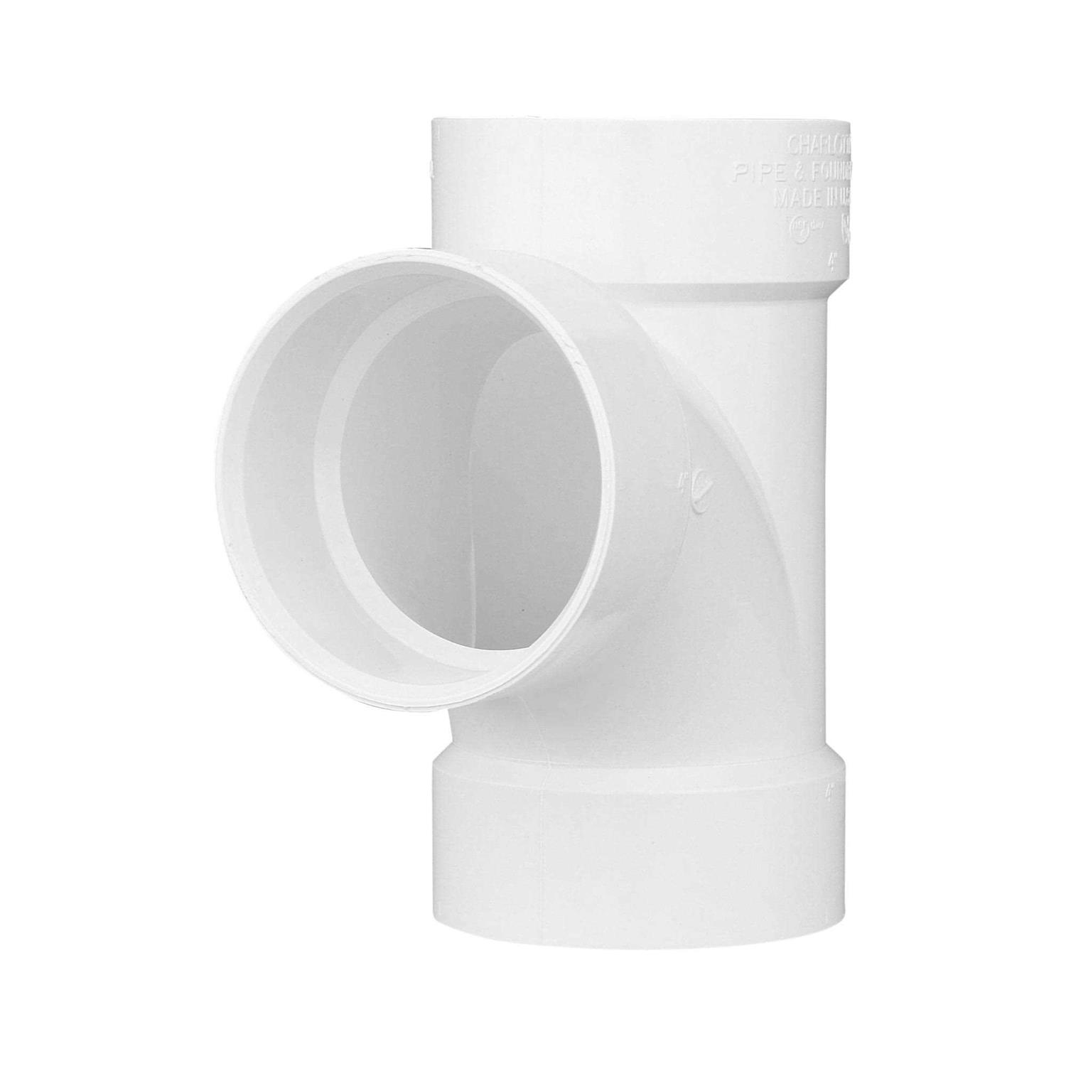 Charlotte Pipe 2 in. DWV PVC Sanitary Tee - Cheap Fitting