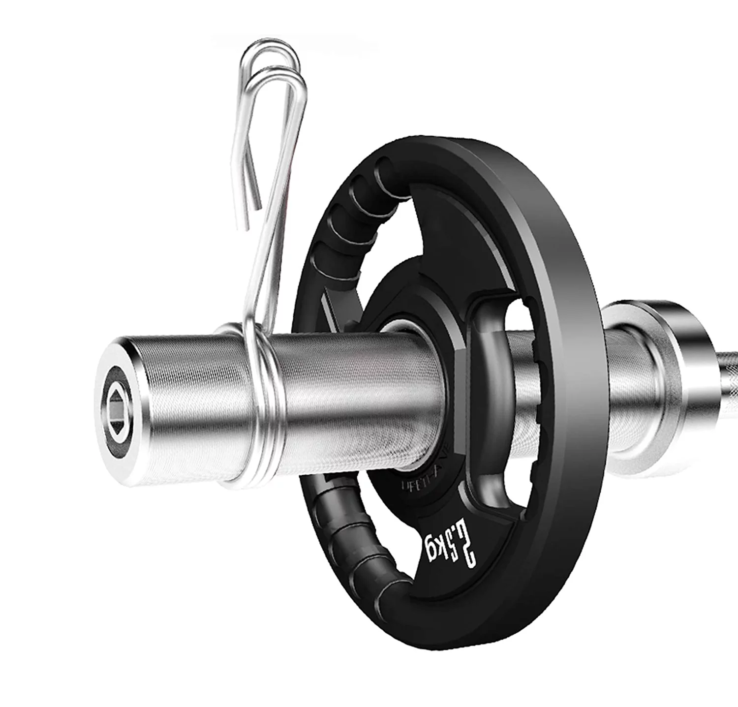 ARVAKOR Olympic Barbell Weight Bar 7FT for Strength Training, Alloy Steel, Center knurl, Suitable for 2 inch Weight Plates - Cheap Fitting