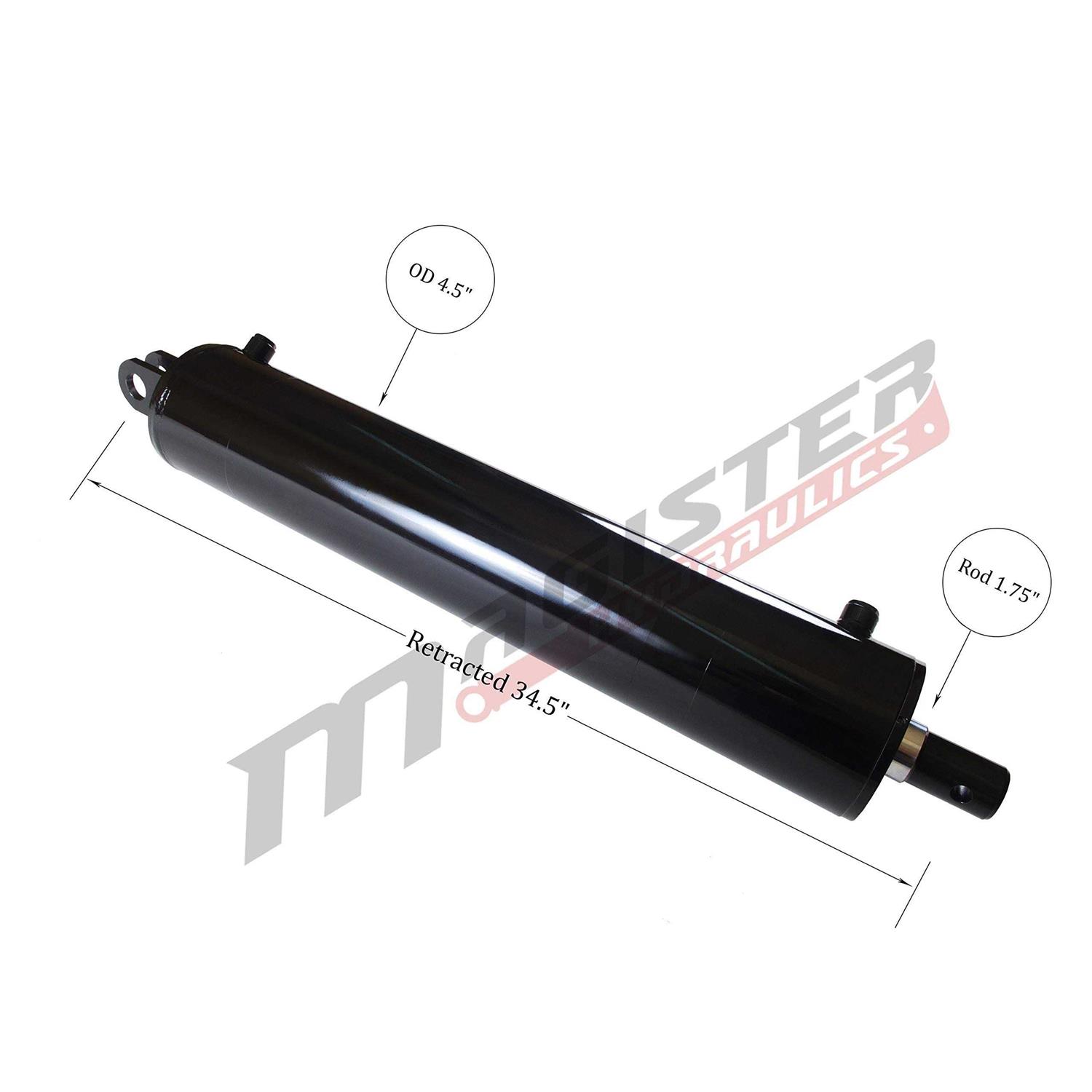 Magister Hydraulics bore x 24 stroke log splitter Hydraulic Cylinder - Cheap Fitting