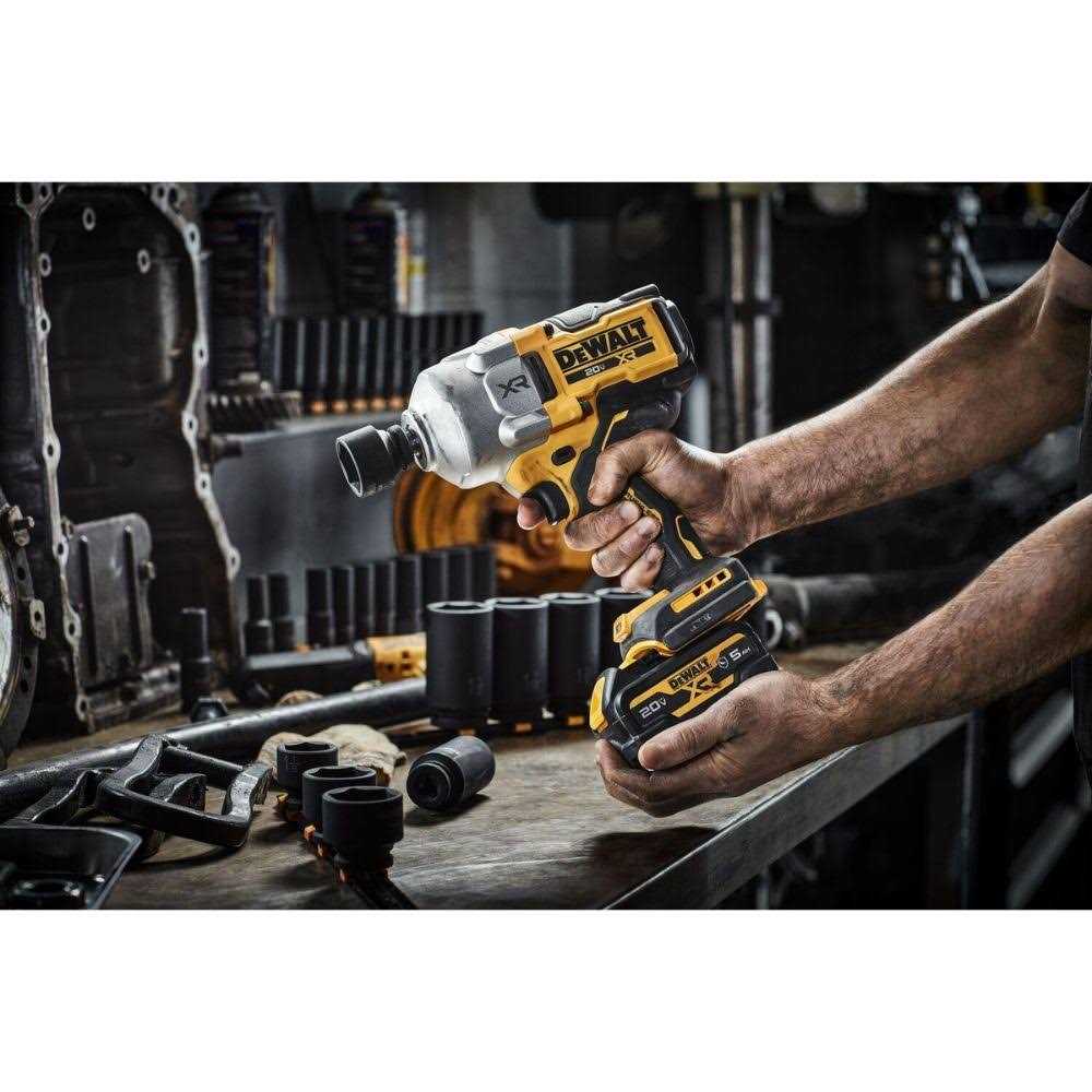 DeWalt DCF961B 20V MAX* XR Brushless Cordless 1/2  High Torque Impact Wrench with Hog Ring Anvil - Cheap Fitting