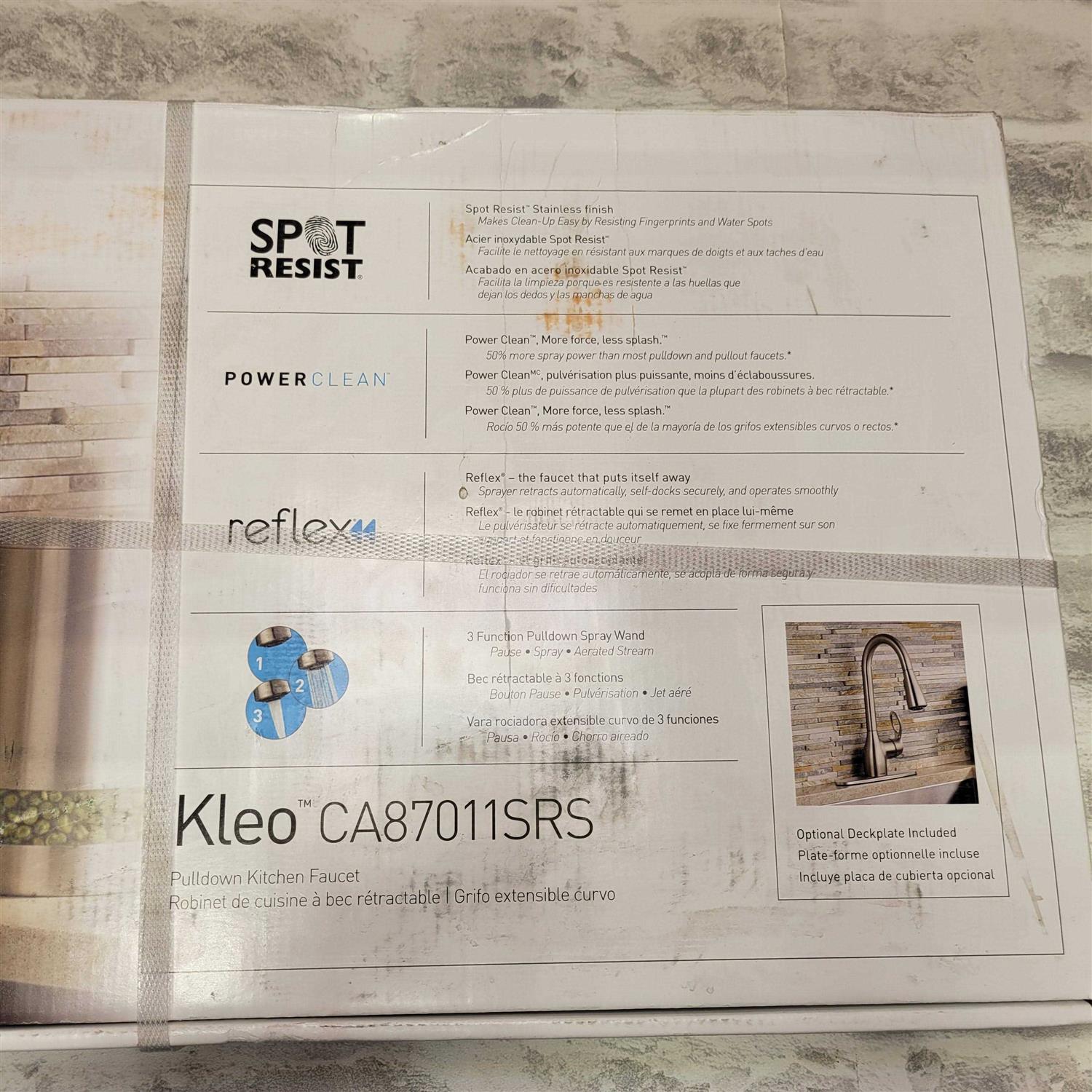 Moen CA87011SRS Kleo Single Handle Pulldown Kitchen Faucet - Cheap Fitting