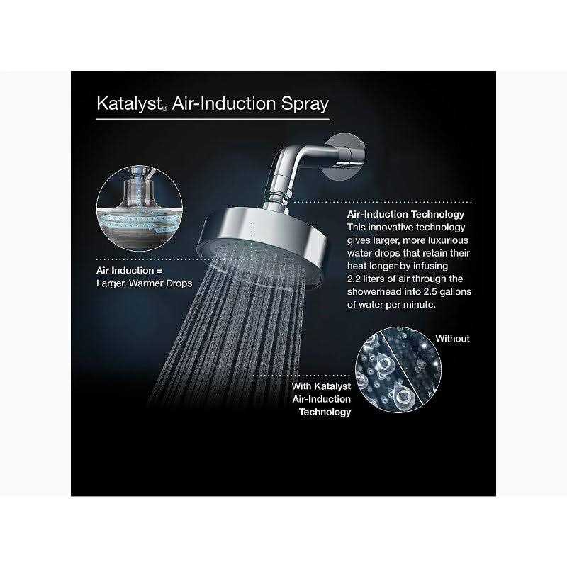 Kohler K-965-AK-CP Purist Single Function Katalyst Showerhead - Cheap Fitting