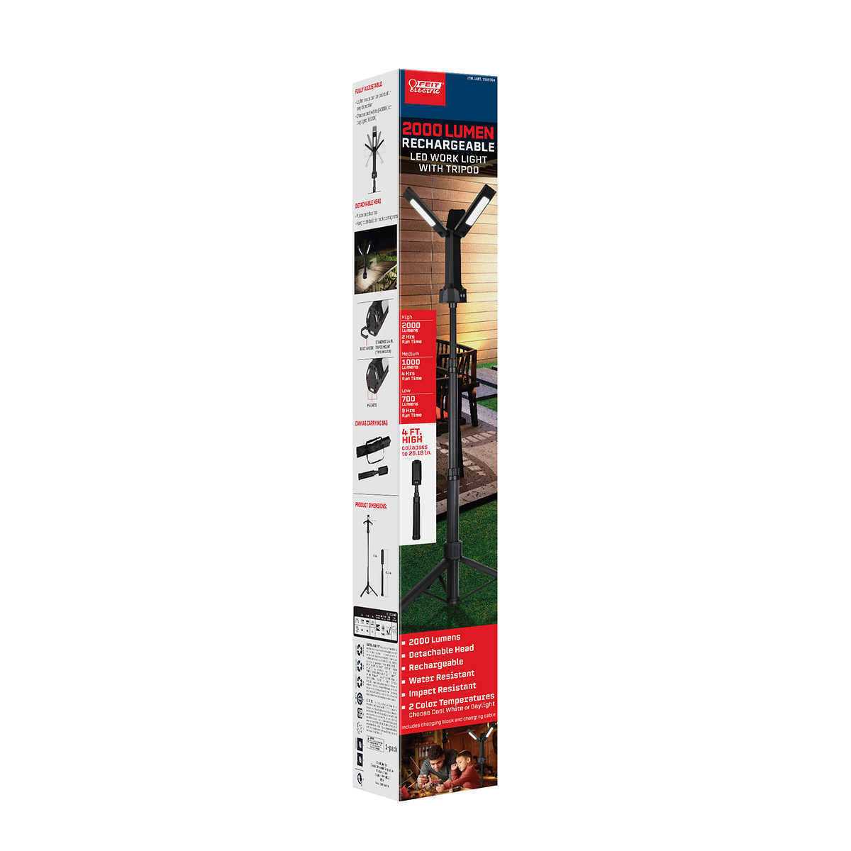 Feit Electric 48 in. 4-Panel each 5 W LED Work Light 3010270 - Cheap Fitting