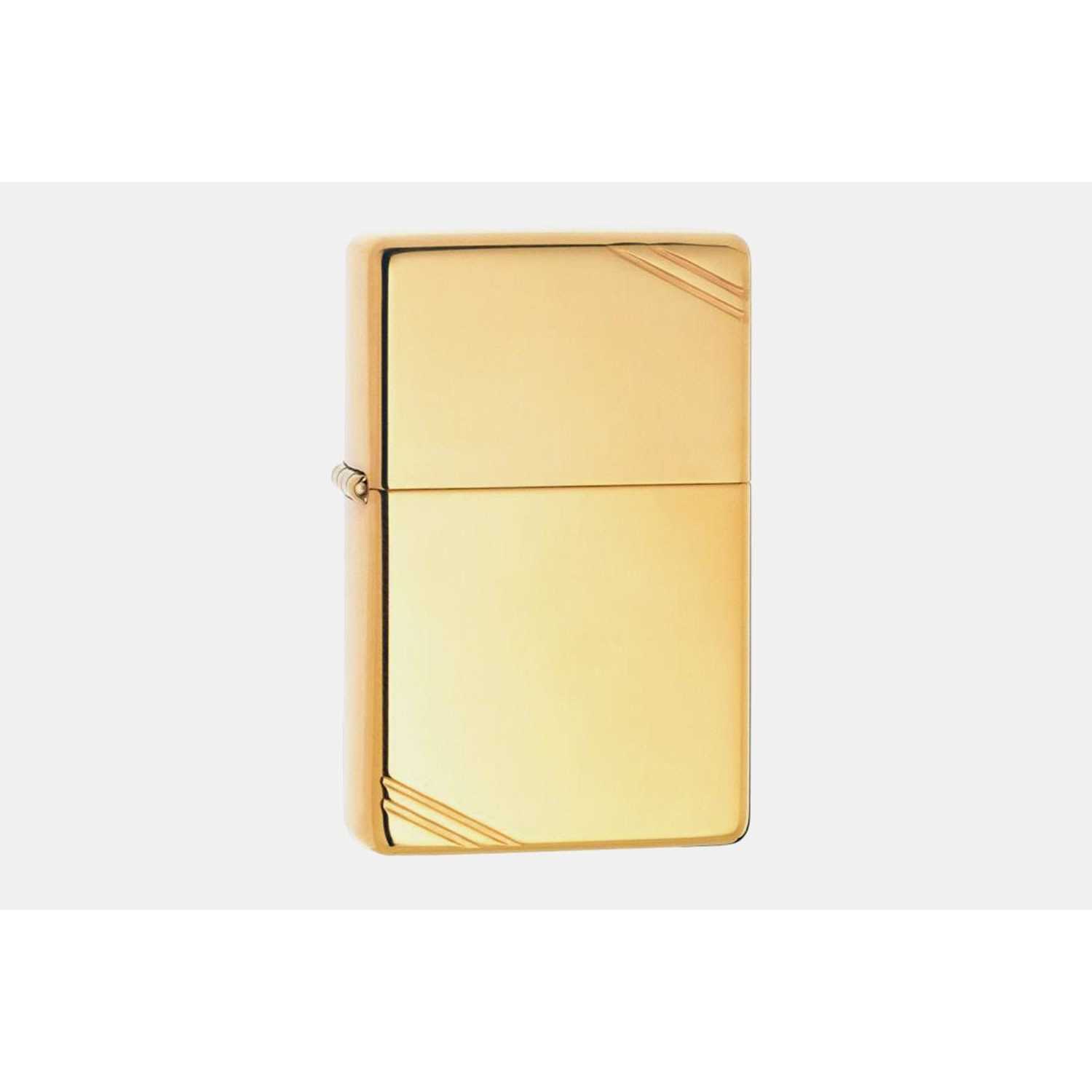 1941 Replica Brushed Brass Zippo Lighter 1941B - Cheap Fitting