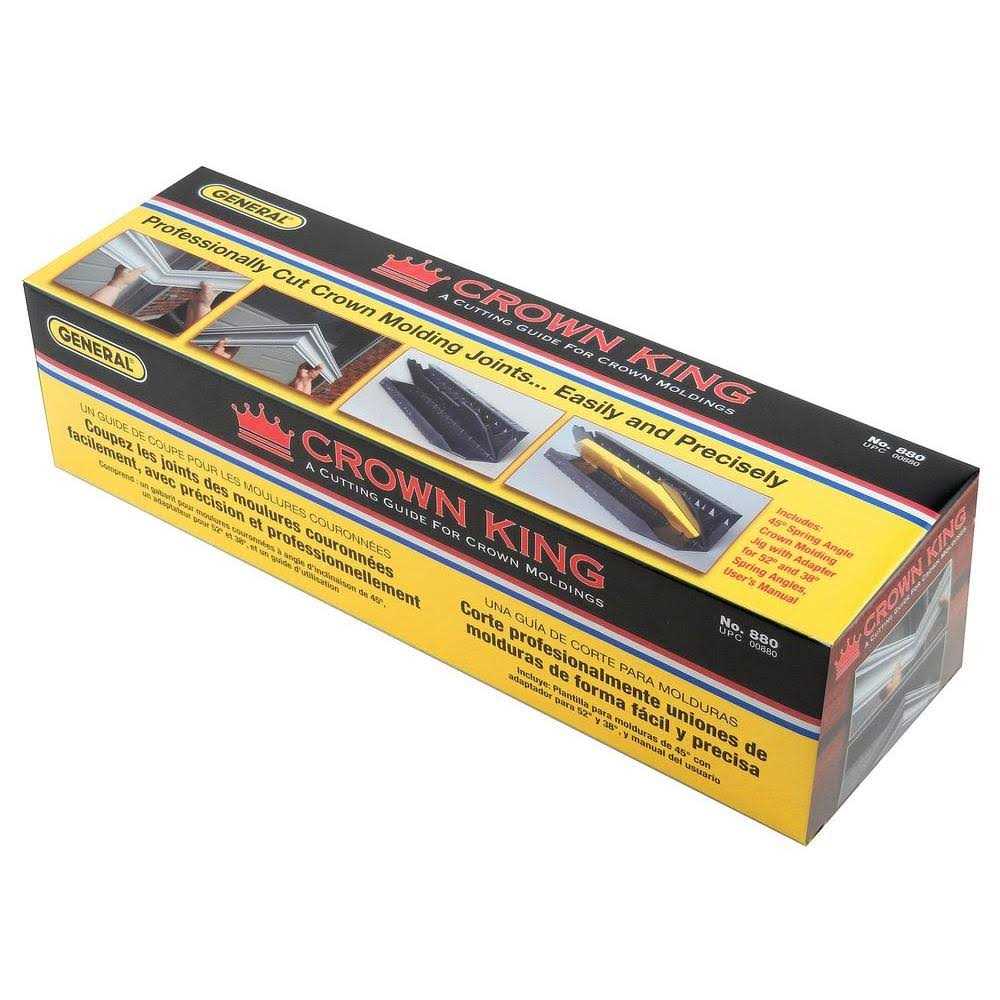General Tools 881 E-Z Pro Crown King Molding Jig with Protractor - Cheap Fitting