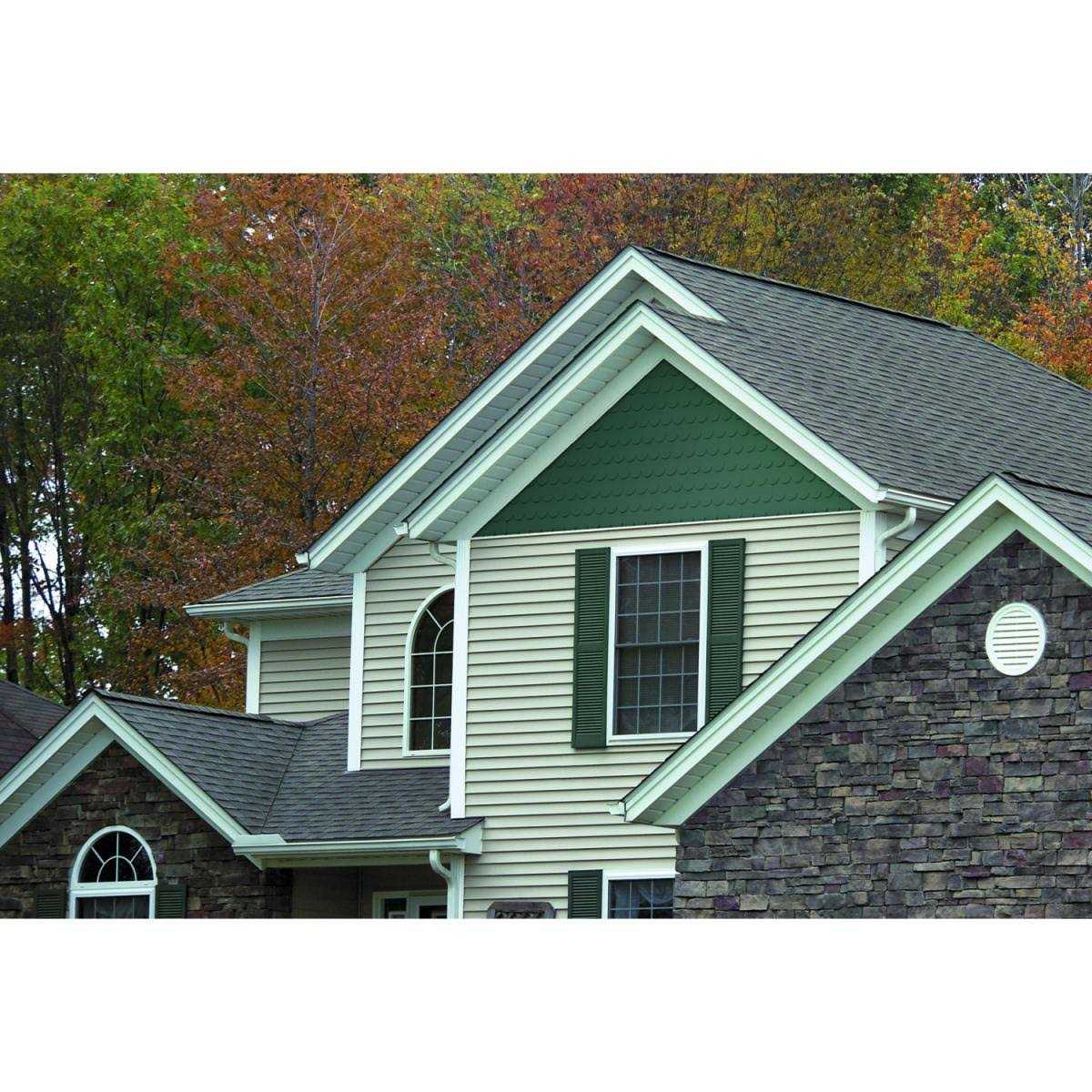 Builders Edge Louvered Vinyl - Cheap Fitting