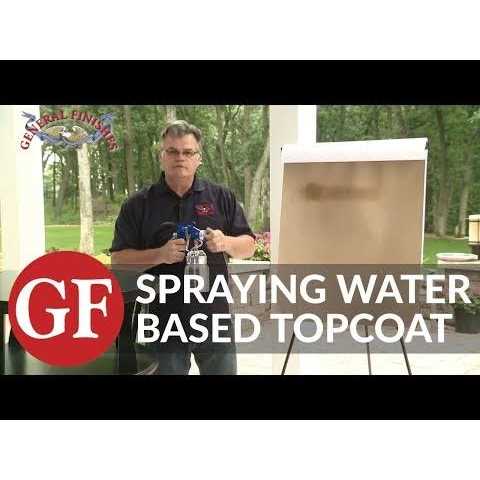 General Finishes Exterior 450 Water Based Topcoat - Cheap Fitting