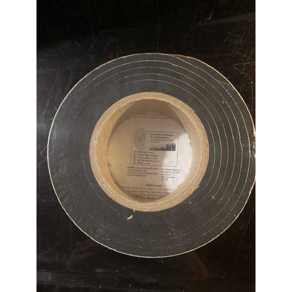 MD Black Platinum Expandable Foam Weatherseal 1-1/2 inch - Cheap Fitting