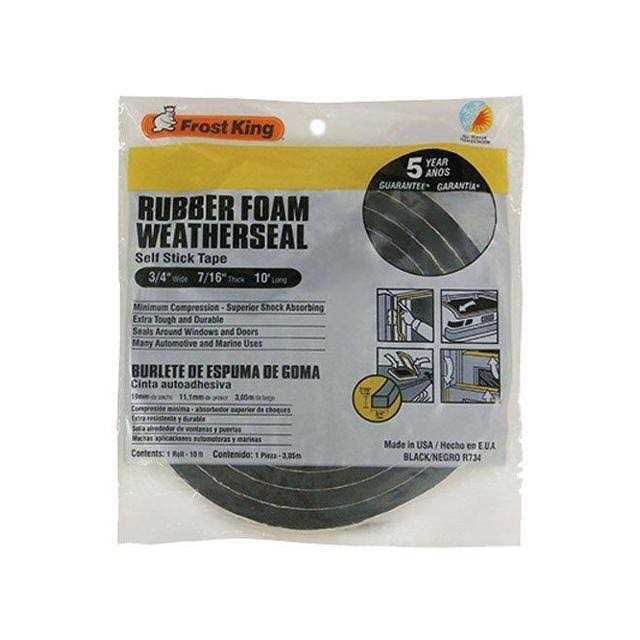 Frost King Rubber Foam Tape R734H - Cheap Fitting
