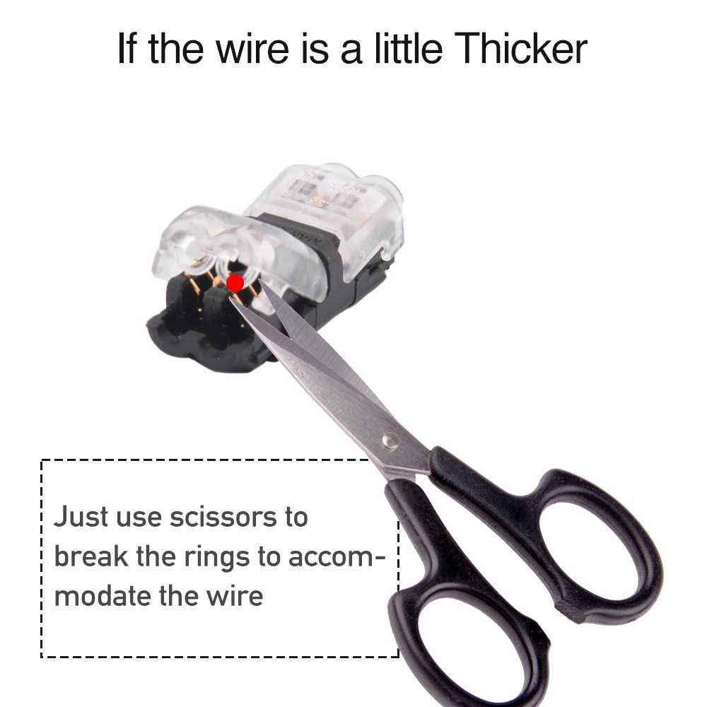 Low Voltage Wire Connectors Brightfour 12 Pack Quick Solderless Wire Splice Connector - Cheap Fitting