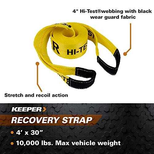 Keeper 02942 Recovery Strap	Keeper 02942 Recovery Strap - Cheap Fitting
