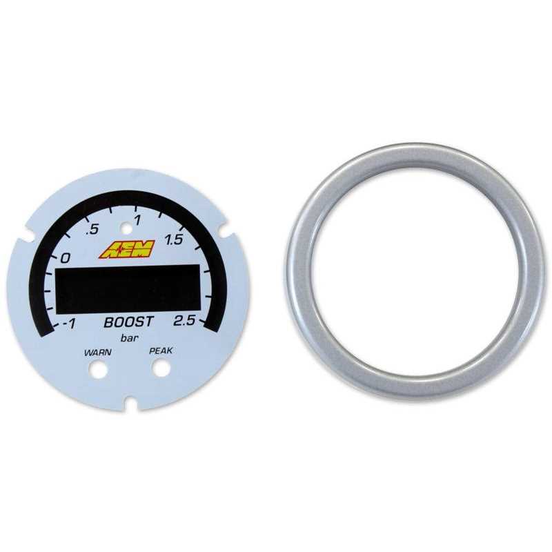 AEM 30-0306 X-Series Boost Pressure Gauge - Cheap Fitting