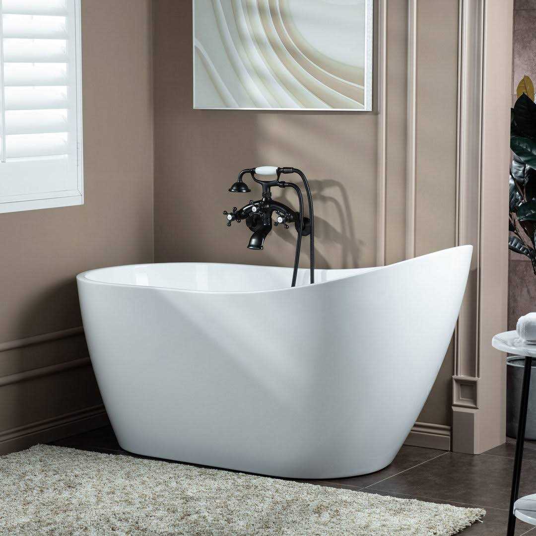 WoodBridge F0033ORB-W 3 Handle Wall Mounted Roman Tub Faucet with Accessory Finish - Cheap Fitting