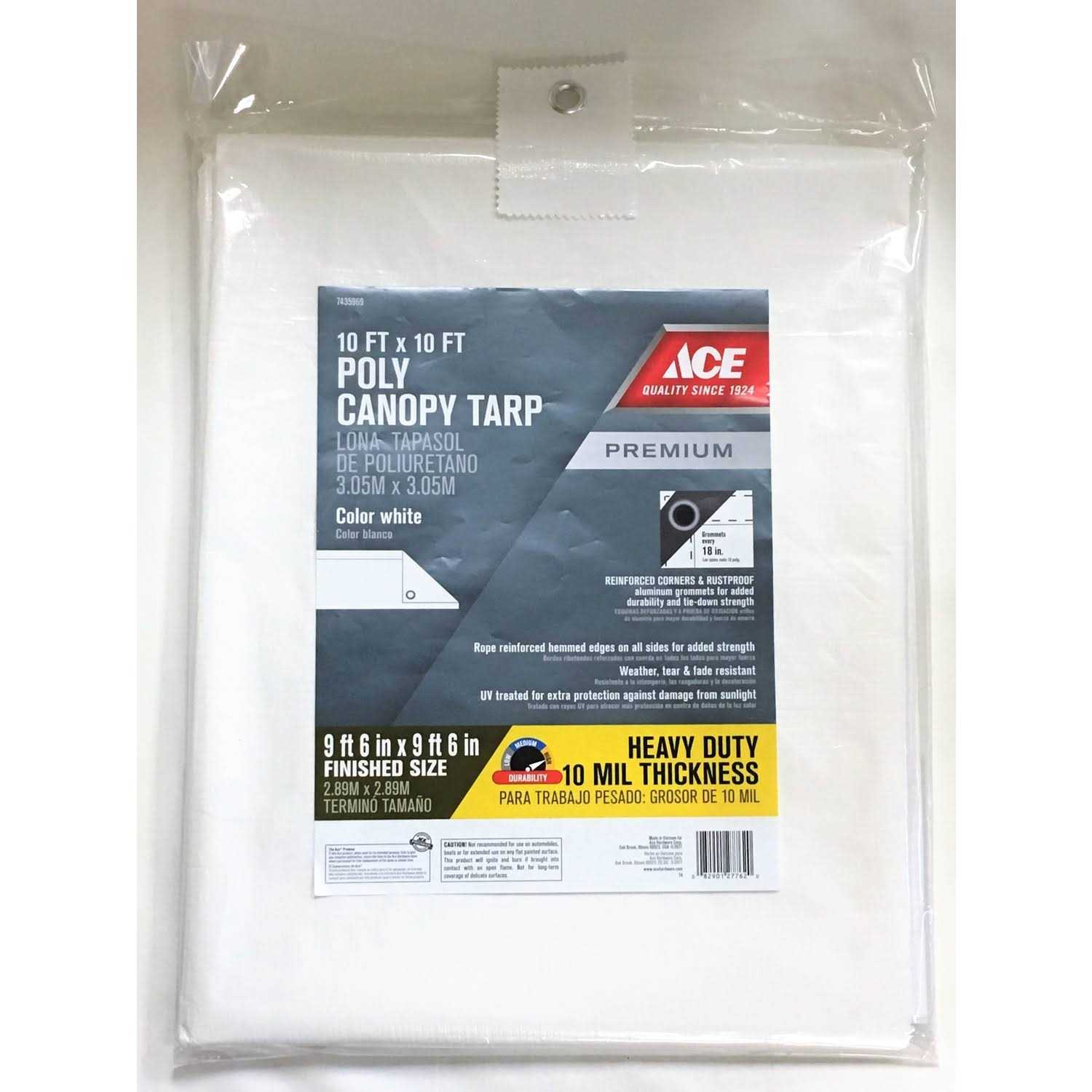 Ace CNPY Tarp HD Wht - Cheap Fitting