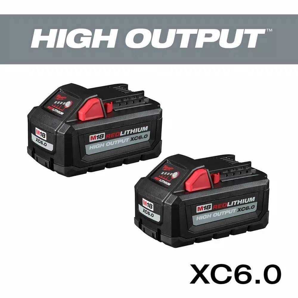 Milwaukee 48-11-1862 M18 REDLITHIUM High Output XC6.0 Battery Pack - Cheap Fitting