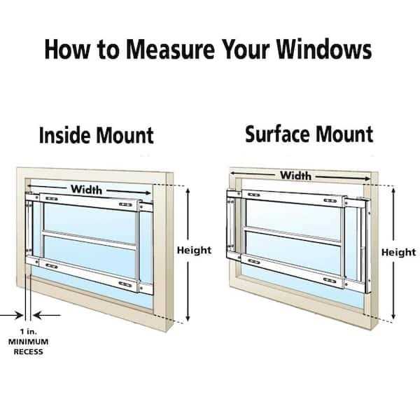 Mr. Goodbar Fixed Adjustable Width 3-Bar Window Guard - Cheap Fitting