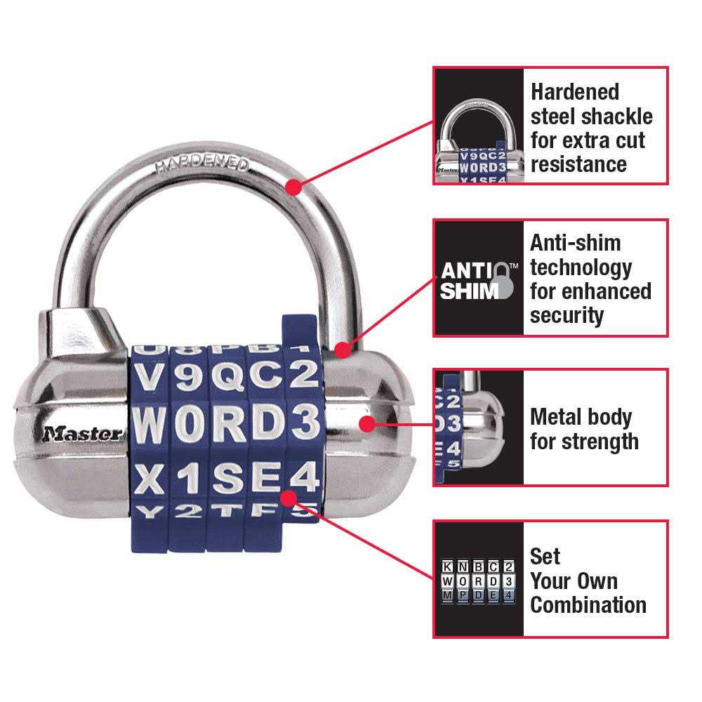 Master Lock Master Password Plus Combination Lock - Cheap Fitting