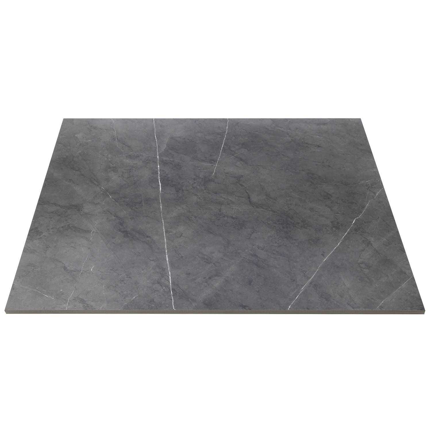 Ivy Hill Tile Marmo 23.62 in. x 23.62 in. Polished Marble Look Porcelain Floor and Wall Tile - Cheap Fitting
