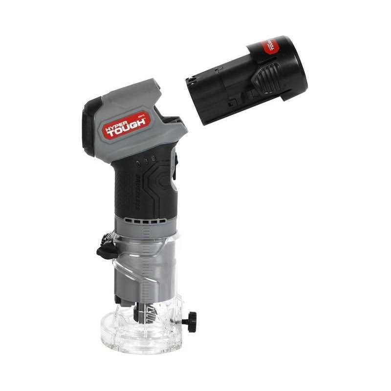 Hyper Tough 12V Max* Brushless Palm Edge Router with 1.5Ah Battery and Charger 80016 - Cheap Fitting