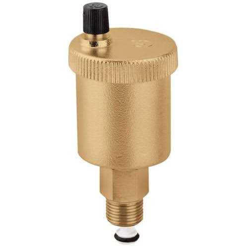 Caleffi 502043A MINICAL Automatic Air Vent 1/2 NPT Male w/ Hygrocopic Cap - Cheap Fitting