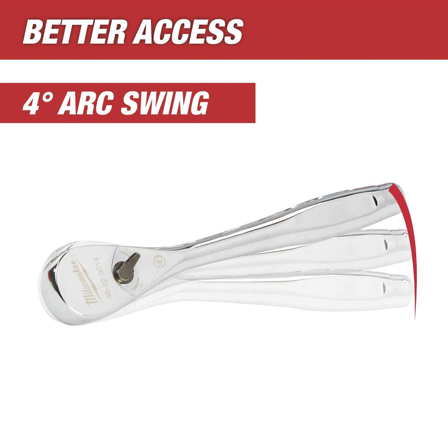 Milwaukee 48-22-9003 1/4 Drive 3 Ratchet - Cheap Fitting