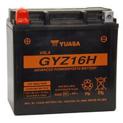 Yuasa Gyz16h Factory Activated, Maintenance Free - Cheap Fitting