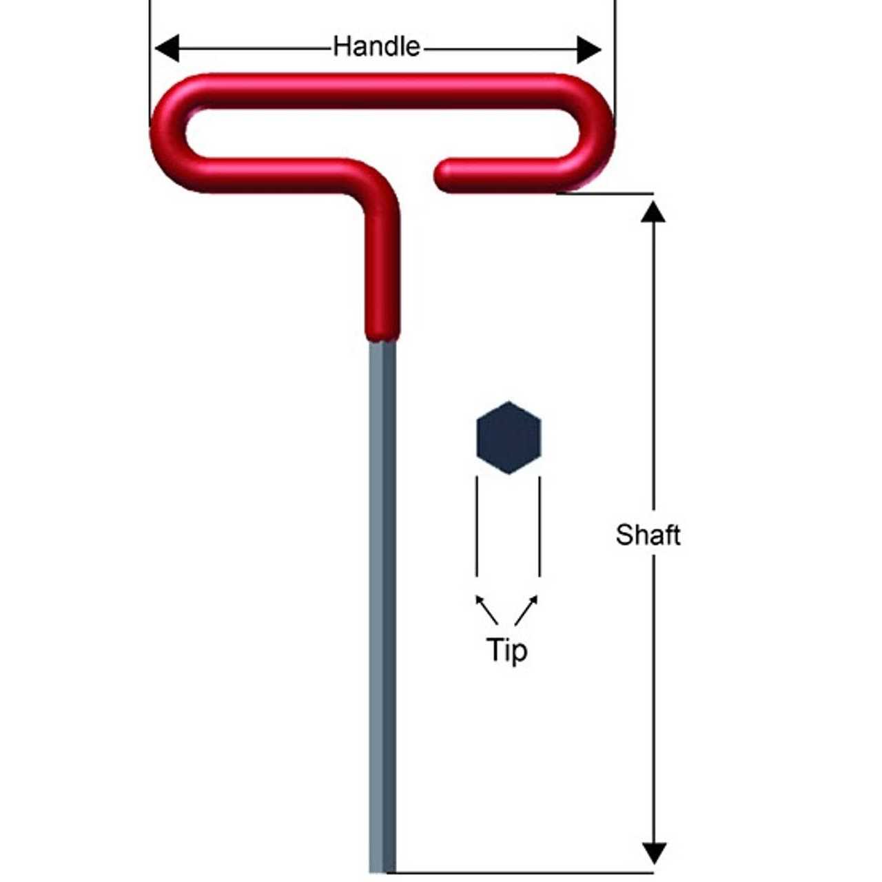Eklind Hex Key T-Handle Cushion Grip - Cheap Fitting